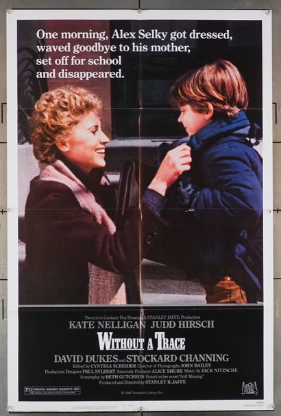 WITHOUT A TRACE (1983) 2788 20th Century Fox Original U.S. One-Sheet Poster (27x41) Folded  Very Fine Condition