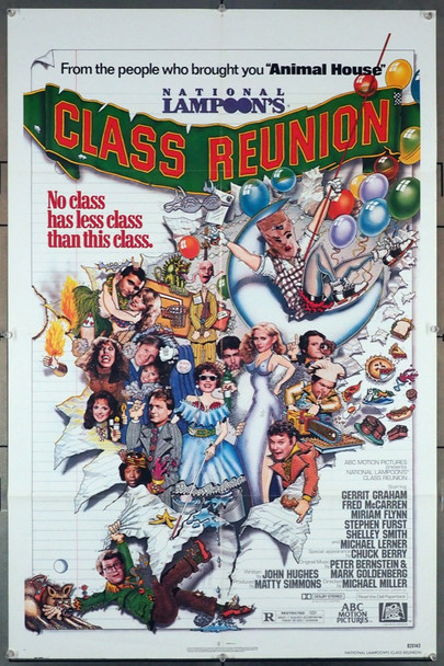 CLASS REUNION (1982) 4196 Movie Poster    20th Century Fox Original U.S. One-Sheet Poster (27x41) Folded  Fine Plus Condition