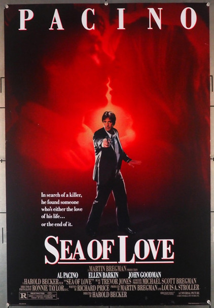 SEA OF LOVE (1989) 3430  Al Pacino Movie Poster   Double-Sided Original U.S. One-Sheet Poster (27x40)  Double Sided  Rolled  Fine Plus Condition