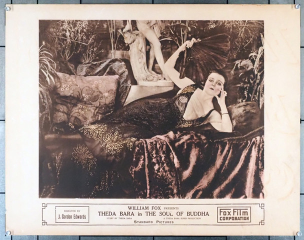 SOUL OF BUDDHA, THE (1918) 26024   THEDA BARA Movie Poster Original U.S. Half Sheet Poster (22x28)  Very Good Plus Condition