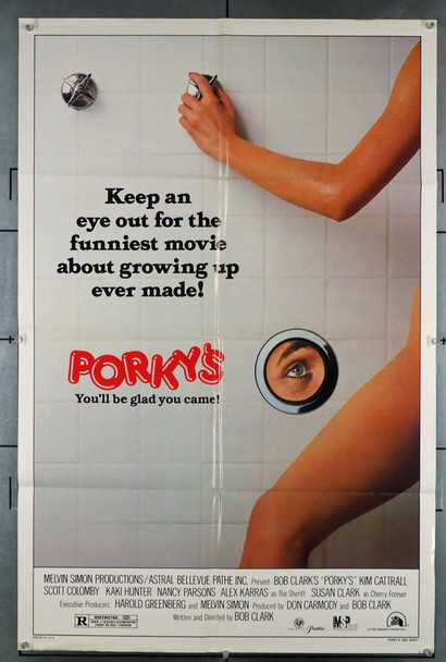 PORKY'S (1982) 3218 Movie Poster (27x41) Teen Raunch Movie Poster  Scott Colomby  Doug McGrath  Bob Clark 20th Century Fox Original U.S. One-Sheet Poster (27x41) Folded Fine Plus Condition