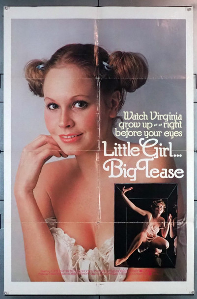 LITTLE GIRL... BIG TEASE (1976) 30141 Movie Poster  Adult Film  Roberto Mitrotti Original U.S. One-Sheet Poster  (27x41) Folded  Fine Condition