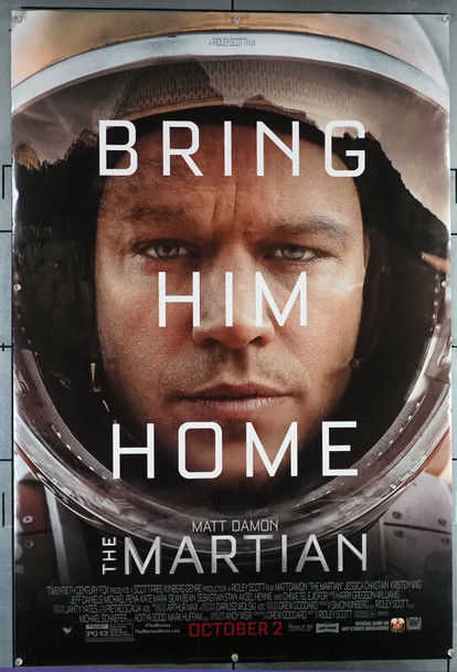 MARTIAN, THE (2015) 30197  Movie Poster (27x40)  IMAX ONE-SHEET   Matt Damon  Jessica Chastain  Ridley Scott Original U.S. One-Sheet Poster  IMAX Edition