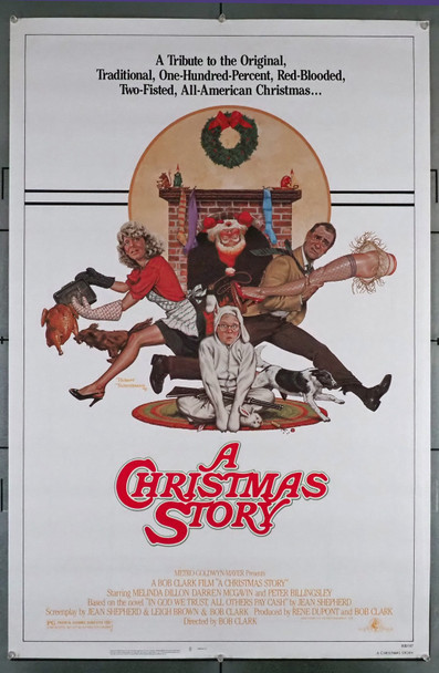 CHRISTMAS STORY, A (1983) 30211  U.S. One-Sheet Poster  Rolled  Melinda Dillon  Darren McGavin  Peter Billingsley  Bob Clark   Art by Robert Tanenbaum Original U.S. One-Sheet Poster (27x41) Never Folded  Fine Plus