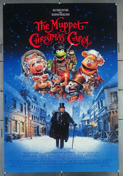 MUPPET CHRISTMAS CAROL, THE (1992) 30212  Movie Poster (27x40)   Rolled and Double-Sided  Michael Caine  The Muppets  Jim Henson  Brian Henson  Art by Drew Struzan Original U.S. One-Sheet Poster (27x40) Rolled  Fine Plus Condition