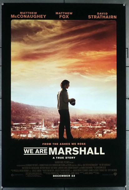 WE ARE MARSHALL (2006) 30218  One-Sheet Movie Poster (27x41)  Matthew McConaughey Original Warner Brothers Double-Sided One-Sheet Poster (27x41) Rolled  Fine to Very Fine Condition