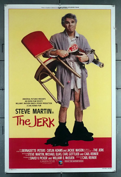 JERK, THE (1979) 30433 Movie Poster (27x41) Rolled  Steve Martin  Bernadette Peters  Bill Macy  M. Emmet Walsh  Jackie Mason  Carl Reiner Original U.S. One-Sheet Poster (27x41) Rolled  Very Fine