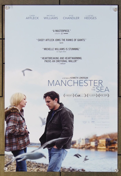 MANCHESTER BY THE SEA (2016) 28568  Movie Poster  Theatrical Mini 14x20  Casey Affleck  Michelle Williams  Lucas Hedges  Kyle Chandler  Kenneth Lonergan Original Theatrical Mini-Poster  (14x20)