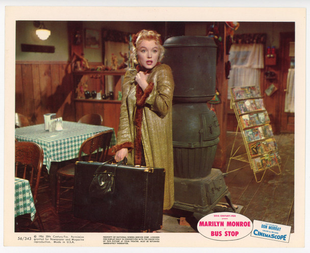 BUS STOP (1956) 31010 Movie Poster 8x10 Color Lithograph  Marilyn Monroe  Joshua Logan Original U.S. Color Photo (8x10) Lithograph  Very Fine Plus Condition