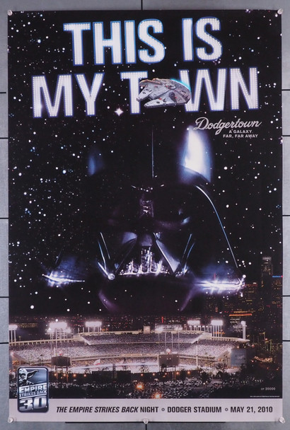 STAR WARS: EPISODE V - EMPIRE STRIKES BACK, THE (1980) M31115  Special Poster fromm 2010  Dodgertown Los Angeles Special Poster for Special Event Honoring THE EMPIRE STRIKES BACK (24X36)  30th Anniversary Poster