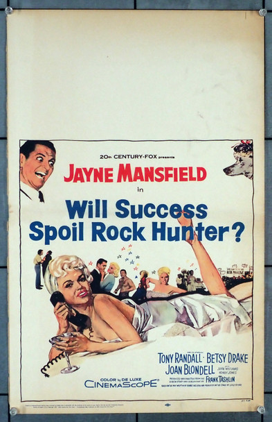 WILL SUCCESS SPOIL ROCK HUNTER? (1957) 8442 Movie Poster Original U.S. Window Card Poster (14x22) Very Good Condition