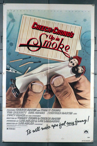 UP IN SMOKE (1978) 31881 Movie Poster  Cheech and Chong Original U.S. One-Sheet Poster (27x41) Folded Very Good UP IN SMOKE (1978) 31881 Movie Poster  Cheech and Chong Original U.S. One-Sheet Poster (27x41) Folded Very Good