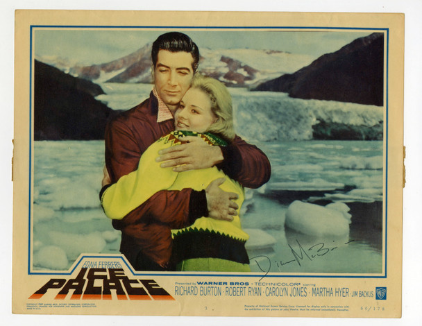 ICE PALACE (1960) 31761  Movie Poster  Portrait Lobby Card  Autographed by Diane McBain Original U.S. Lobby Card (11x14) Fine Plus Condition