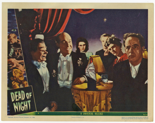 DEAD OF NIGHT (1945) 20152 Movie Poster  Michael Redgrave Original U.S. Scene Lobby Card (11x14) Very Fine DEAD OF NIGHT (1945) 20152 Movie Poster  Michael Redgrave Original U.S. Scene Lobby Card (11x14) Very Fine