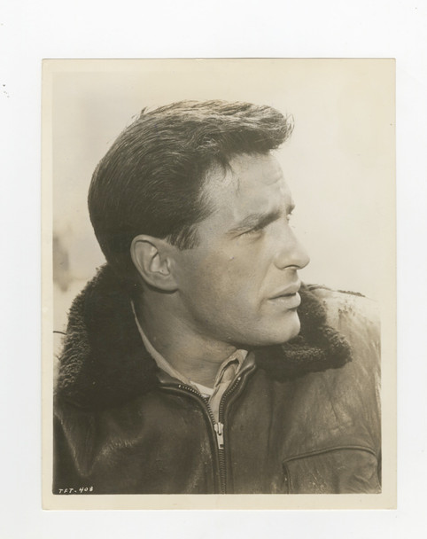 JOHN CASSAVETES () 31910  Gelatin Silver Print  Profile Portrait   Circa 1957 Gelatin Silver Print (8x10) in Very Fine Condition
