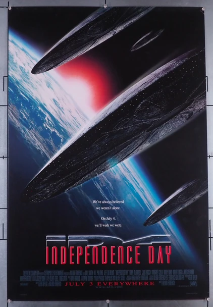 INDEPENDENCE DAY (1996) 31974 Movie Poster  Authentic  Very Fine Original U.S. One-Sheet Poster  Rolled  Never Folded  Double  Sided