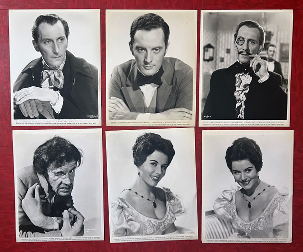 REVENGE OF FRANKENSTEIN, THE (1958) 32010 Movie Posters Original Gelatin Silver Prints (8x10) Seven Photographs One Duplicate