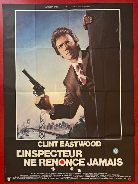 ENFORCER,THE (1976) 31895 Movie Poster   Original French Grande Poster (47x63) Folded  Fine Plus  Clint Eastwood  James Fargo  Jean Mascii