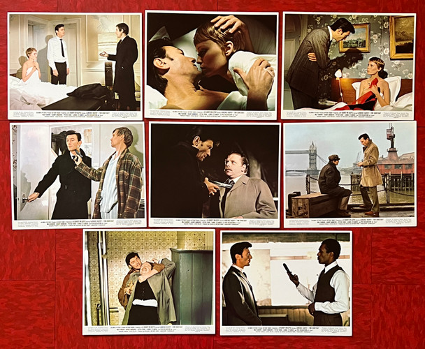 DANDY IN ASPIC, A (1967) 32017 Movie Posters Original Set of Eight 8x10 Color Photos  Very Fine