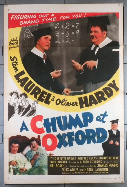 Chump At Oxford, A (1940) Original Movie Poster