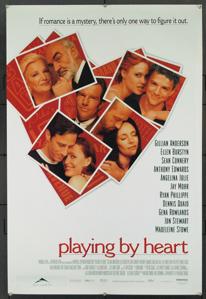 PLAYING BY HEART (1998) 21016 Original Miramax One Sheet Poster (27x40). Unfolded. Very Fine.