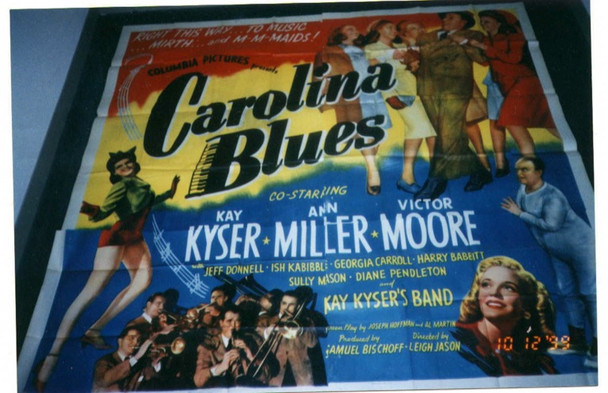 CAROLINA BLUES (1944) 12745 Columbia Pictures Original U.S. Six Sheet Poster (81x81)  Unbacked.  Very Good Plus to Fine Condition