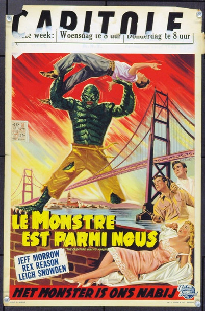 CREATURE WALKS AMONG US, THE (1956) 17059 Original Belgian Poster (13x21). Very Good.