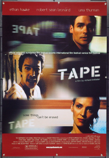 TAPE (2001) 22045 Original Lions Gate Films One Sheet Poster (27x41). Very Fine Plus.