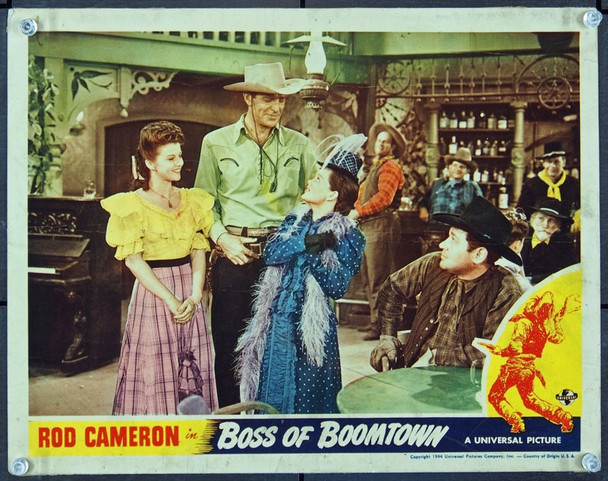 BOSS OF BOOMTOWN (1944) 8842 Universal PIctures Scene Card (11x14) Very Good