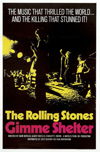 GIMME SHELTER (1971) 17864 Original 20th Century-Fox One Sheet Poster (27x41). Very Fine Plus Condition.