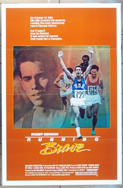 RUNNING BRAVE (1983) 3096 Movie Poster Buena Vista Original One Sheet Poster (27x41)   Folded  Very Fine Plus