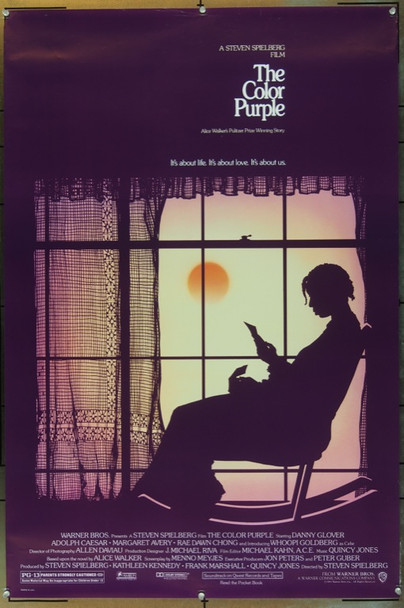 COLOR PURPLE, THE (1985) 252 Original Warner Brothers One Sheet Poster (27x41).  Rolled.  Very Fine Plus Condition.