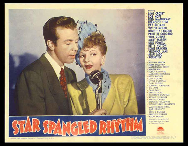 STAR SPANGLED RHYTHM (1942) 12496 Paramount Original Lobby Scene Card   11x14  Very Fine Condition