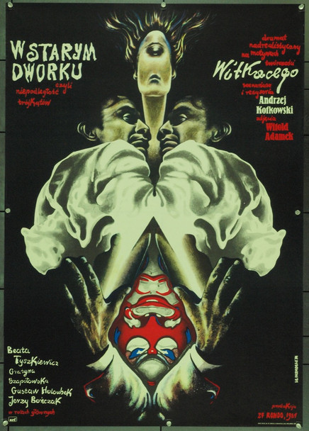 IN THE OLD MANOR HOUSE (1985) 22309 Polish Movie Poster  Art by Andrzej Kotowski Original B Style Polish Poster (27x39).  Dybowski Artwork.  Unfolded.  Very Fine.