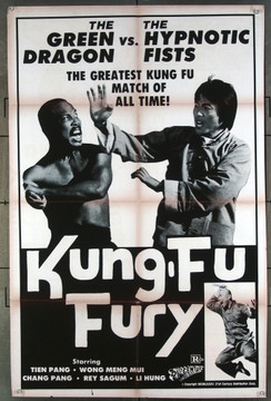 KUNG-FU FURY (1983) 26502 21st Century Distribution One-Sheet Poster  27x41 Folded  Good Condition