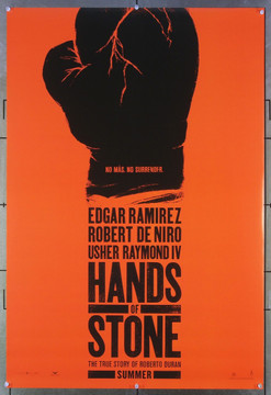 HANDS OF STONE (2016) 26601 The Weinsteiin Company Original One-Sheet Poster (27x40) Very Fine Condiiton