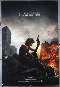 RESIDENT EVIL: THE FINAL CHAPTER (2016) 26562 Sony Pictures Original One-Sheet Poster (27x40) Rolled Very Fine Condition