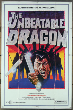 INVINCIBLE SHAOLIN (1978) [THE UNBEATABLE DRAGON&91;  26654 Original U.S. One Sheet Poster (27x41) Folded  Fine Condition