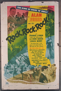 ROCK, ROCK, ROCK!  (1956) 11099 DCA Original One-Sheet Poster (27x41) Folded  Fair Condition