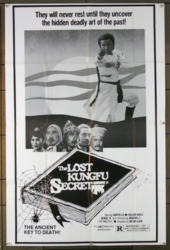 LOST KUNG FU SECRETS (1979) 26668  Movie Poster  Taiwan Martial Arts Film Tin Ping Film Company Original U.S. Poster  (25x38)  Folded  Very Fine Condition