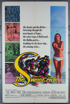 SWEET RIDE, THE (1968) 18559 Original 20th Century-Fox One Sheet Poster (27x41).  Folded.  Very Fine.