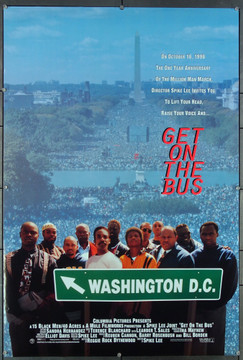 GET ON THE BUS (1996) 27006 Columbia Pictures Original One-Sheet Poster (27x41)  Rolled Double Sided  Very Fine