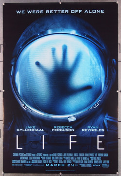 LIFE (2017) 26848 Columbia Pictures Original One-Sheet Poster (27x40) Rolled  Very Fine Condition