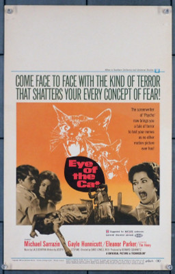Original Eye Of The Cat (1969) movie poster in C7 condition for $25.00