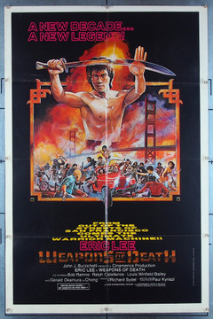 WEAPONS OF DEATH, THE (1981) 27427 Asian Crush Original U.S. One-Sheet Poster (27x41) Folded  Very Good Condition