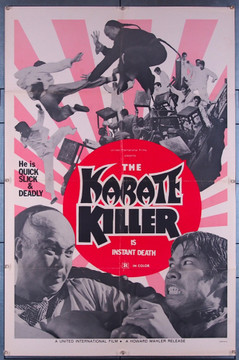 KARATE KILLER, THE (1973) 27412 United International Pictures One-Sheet Poster (27x41) Folded  Very Fine Condition