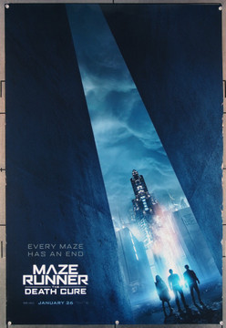 MAZE RUNNER: THE DEATH CURE  (2018) 27675 20th Century Fox Original U.S. One-Sheet Poster  27x40  Rolled  Fine Plus Condition