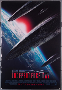 INDEPENDENCE DAY (1996) 6906 Movie Poster  Rolled  Jeff Goldblum  Bill Pullman  Will Smith  Roland Emmerich 20th Century Fox Original U.S. One-Sheet Poster (27x41) Rolled  Very Fine Condition