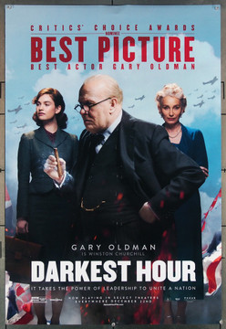 DARKEST HOUR (2017) 27753 Focus Features Original U.S. One-Sheet Poster (27x40) Rolled  Fine Plus Condition