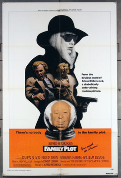 FAMILY PLOT, THE (1976) 27165 An original Universal 1976 Release One Sheet Poster (27x41) Directed by Alfred Hitchcock